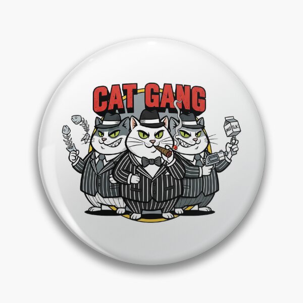 Item preview, Cat Gang Funny Mafia Gangster Cats Cartoon Design designed and sold by cannsuh.