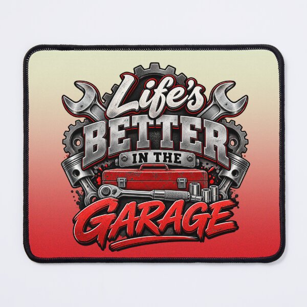 Item preview, Life's Better In The Garage | Mechanic Crewneck designed and sold by Xpression876.