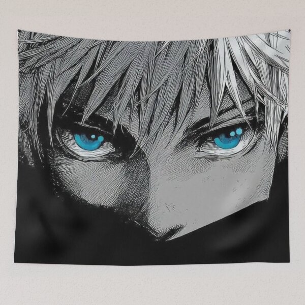 Item preview, Gojo Satoru Six Eyes Close-Up – Jujutsu Kaisen Art designed and sold by frantuliuss.