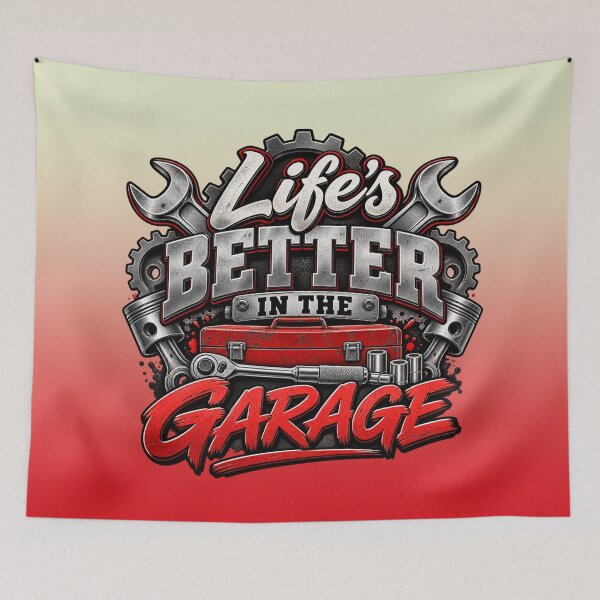 Item preview, Life's Better In The Garage | Mechanic Crewneck designed and sold by Xpression876.
