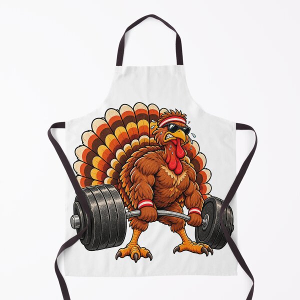 Item preview, Funny Weightlifting Turkey Thanksgiving Gym Workout designed and sold by OUICHA.