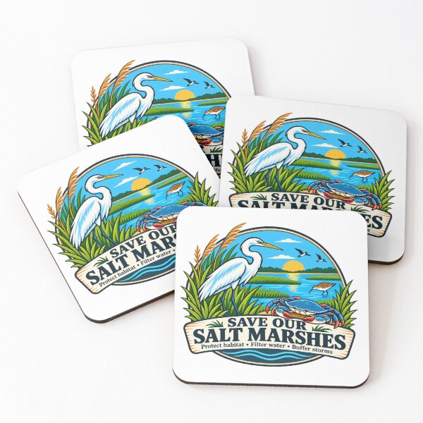 Item preview, Save Our Salt Marshes — Coastal Wildlife Conservation designed and sold by Penbrook Farms.