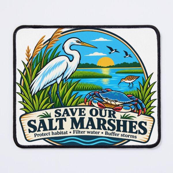 Item preview, Save Our Salt Marshes — Coastal Wildlife Conservation designed and sold by Penbrook Farms.