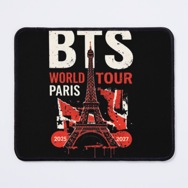 Item preview, BTS World Tour Paris Concert Fan Design for Music Lovers designed and sold by zaid ali ahmad.