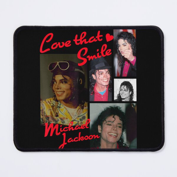 Item preview, Love That Smile Michael Jackson Happy Photos Collage Heart Tribute designed and sold by QliumoPery.