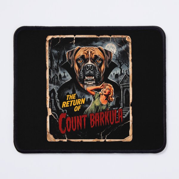 Item preview, Halloween Count Barkula Vampire Dog Retro Horror designed and sold by d247.