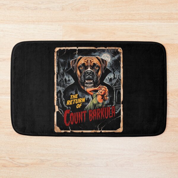 Item preview, Halloween Count Barkula Vampire Dog Retro Horror designed and sold by d247.