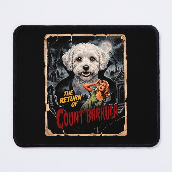 Item preview, Halloween Count Barkula Vampire Dog Movie Poster designed and sold by d247.
