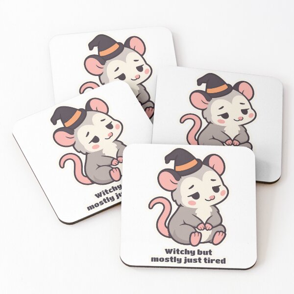 Item preview, Witchy Possum, Witchy but Mostly Just Tired designed and sold by OuqCreations.