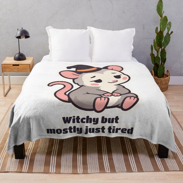 Item preview, Witchy Possum, Witchy but Mostly Just Tired designed and sold by OuqCreations.