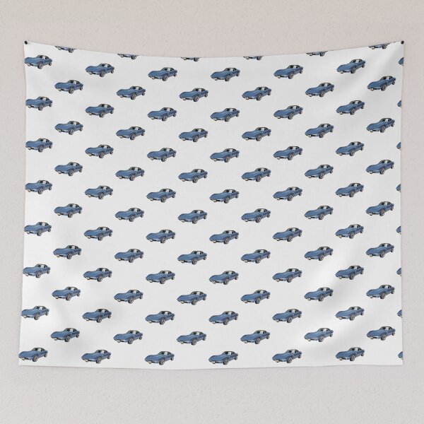 Item preview, Vintage Blue Sports Car Classic Automotive Design designed and sold by vrtika.