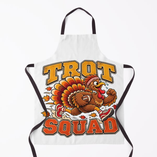 Artikelvorschau, Trot Squad Funny Thanksgiving Running Turkey Runner entworfen und verkauft von OUICHA.