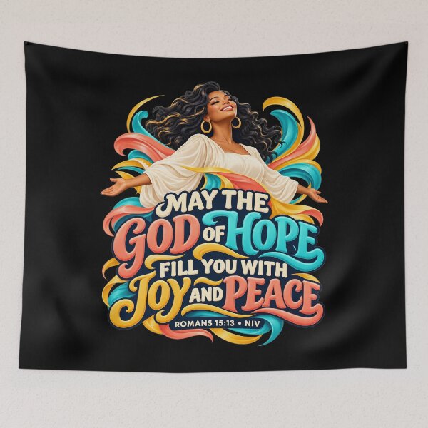Item preview, God of Hope Joy and Peace Romans 15:13 Design designed and sold by ChristianLife.