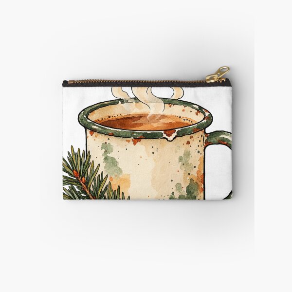 Item preview, Vintage Enamel Camping Mug with Pine Sprig designed and sold by Jessie's Palette.