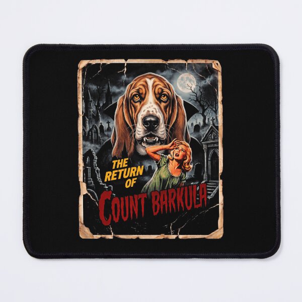 Item preview, Halloween Count Barkula Basset Hound Vampire Dog designed and sold by d247.