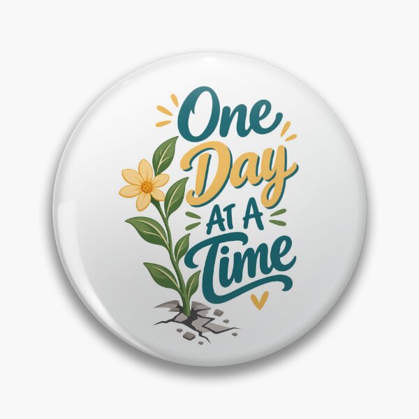 Item preview, One Day At A Time Cancer Recovery Plant Sprout Hope designed and sold by UniversPlant | Blooming with Hope.
