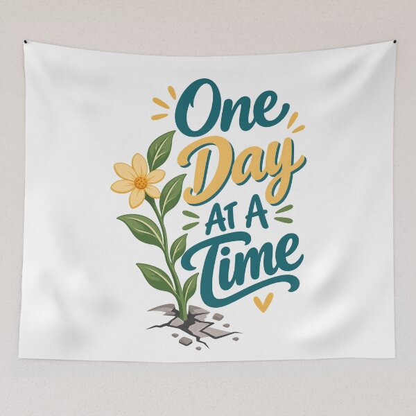 Item preview, One Day At A Time Cancer Recovery Plant Sprout Hope designed and sold by UniversPlant | Blooming with Hope.