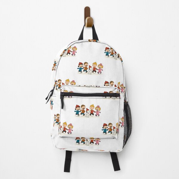 Item preview, Snoopy and Peanuts Gang Enjoying Snowy Winter Scene Illustration designed and sold by Sajjadksh.