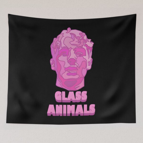 Item preview, Glass Animals Raspberry Soda (Head and Logo)  designed and sold by RtRazor.