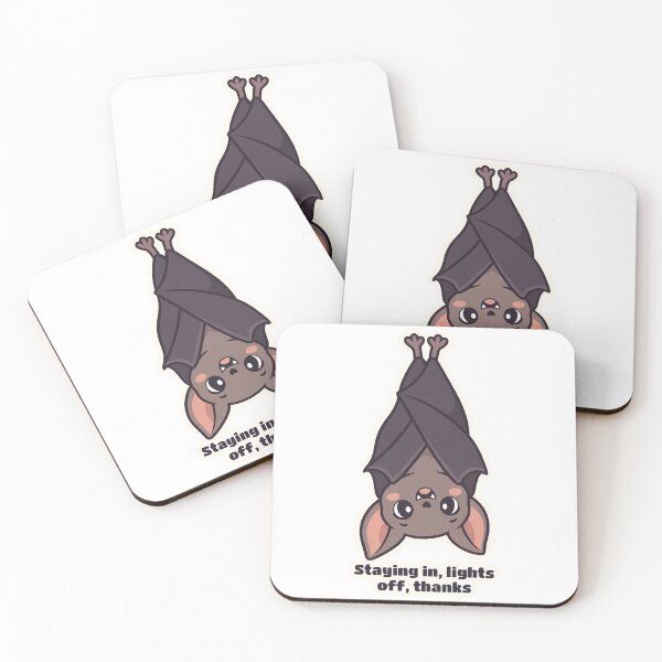 Item preview, Introvert Bat - Staying In, Lights Off, Thanks designed and sold by OuqCreations.