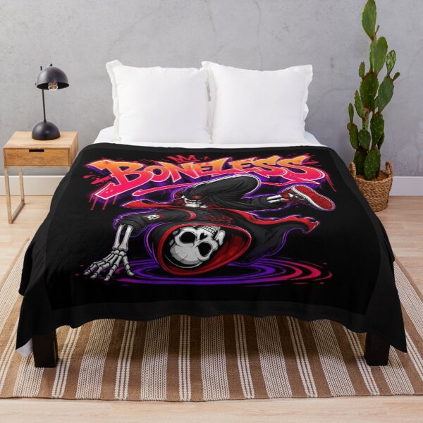 Item preview,  Hip Hop Breakdance skull Boneless Graffiti Art designed and sold by MargaretPolanco.