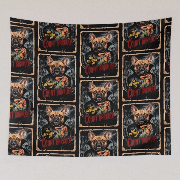 Item preview, Halloween Count Barkula French Bulldog Vampire designed and sold by d247.