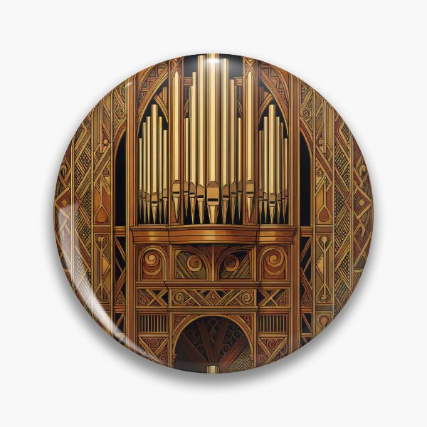 Item preview, Arts and Crafts Organ Pipe Woodcut Pattern designed and sold by pinkal.