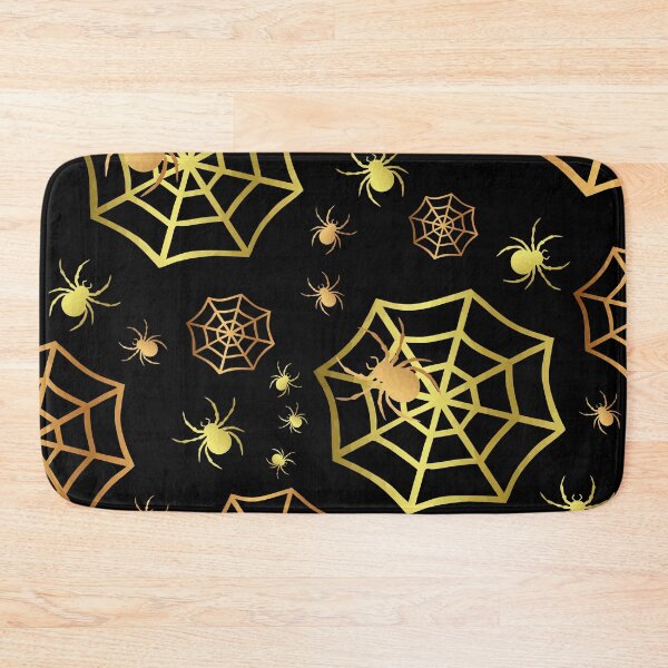 Item preview, Gold Halloween Spiders And Webs designed and sold by Sartoris Art.