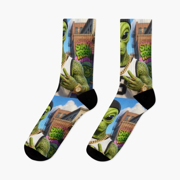 Item preview, Streetwear Alien 23 Urban Style Cartoon designed and sold by MargaretPolanco.