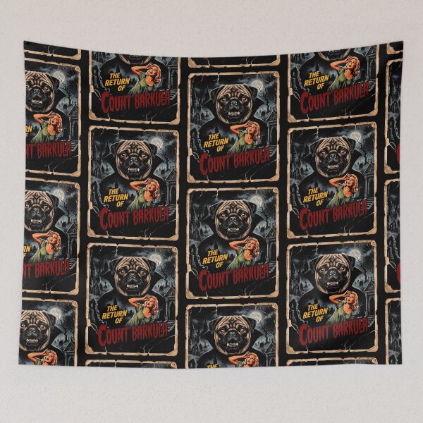 Item preview, Count Barkula Pug Halloween Vampire Horror designed and sold by d247.