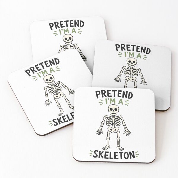 Item preview, Pretend I'm a Skeleton – Funny Last-Minute Halloween Costume designed and sold by BearLoveDesign.