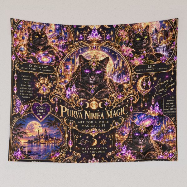 Item preview, Purva Nimfa Magic | Enchanted Cat Kingdom designed and sold by PurvaNimfaMagic.