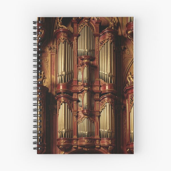 Item preview, Baroque Pipe Organ Grand Cathedral Seamless Pattern designed and sold by pinkal.