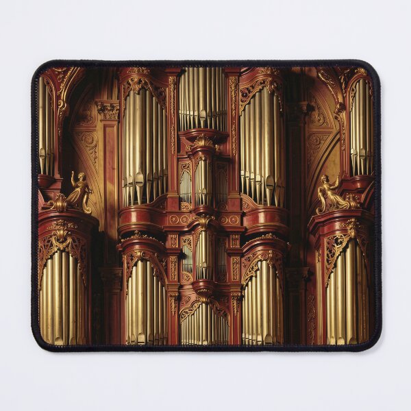 Item preview, Baroque Pipe Organ Grand Cathedral Seamless Pattern designed and sold by pinkal.