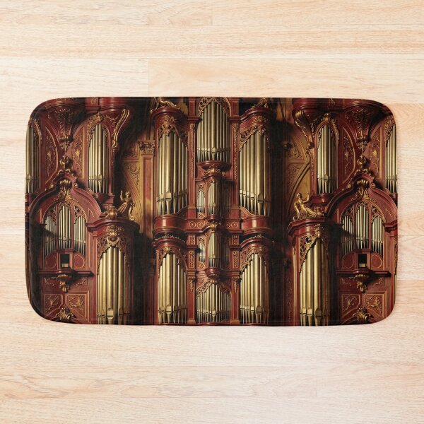 Item preview, Baroque Pipe Organ Grand Cathedral Seamless Pattern designed and sold by pinkal.
