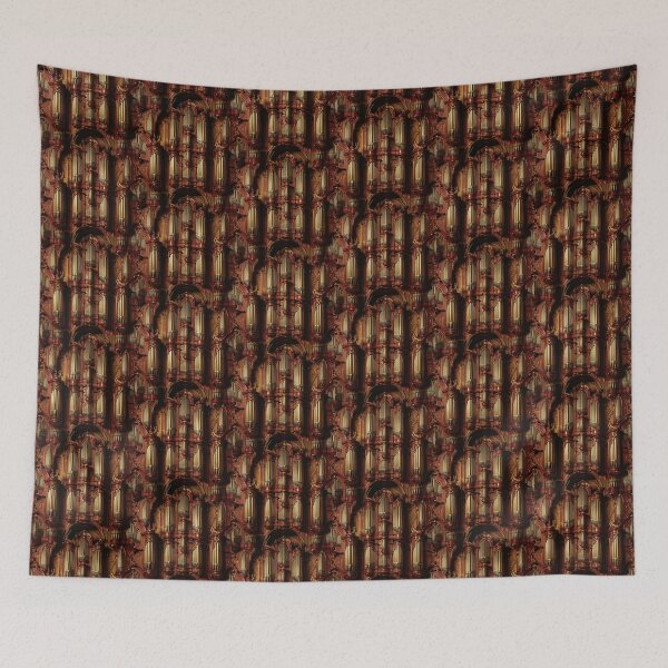 Item preview, Baroque Pipe Organ Grand Cathedral Seamless Pattern designed and sold by pinkal.