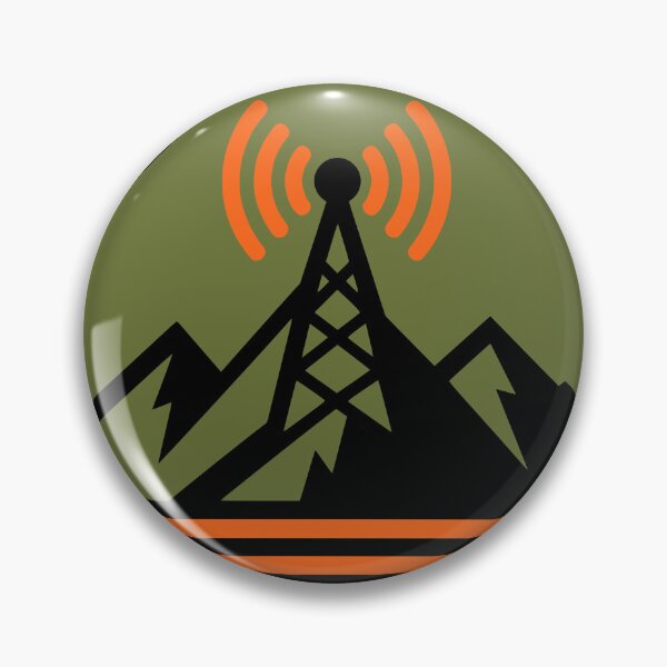 Item preview, Ham Radio Logo Mountain Antenna Signal Outdoor Adventure designed and sold by AnnSign.