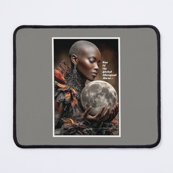Item preview, Mu’ur (UM) Empire™ al-Benhadiel©™ design, Moon Glow, gray background designed and sold by HardyKnitDesign.