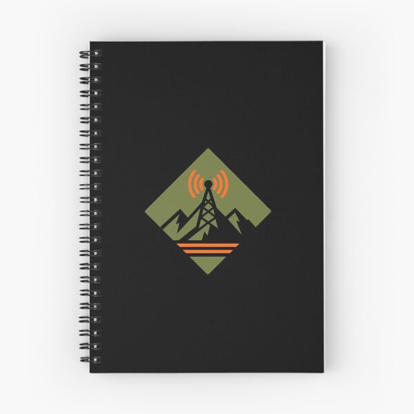 Item preview, Ham Radio Logo Mountain Antenna Signal Outdoor Adventure designed and sold by AnnSign.