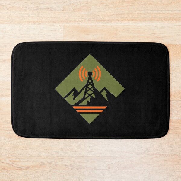 Item preview, Ham Radio Logo Mountain Antenna Signal Outdoor Adventure designed and sold by AnnSign.