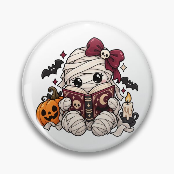 Item preview, Cute Mummy Reading a Spooky Book designed and sold by Partoon-dp.