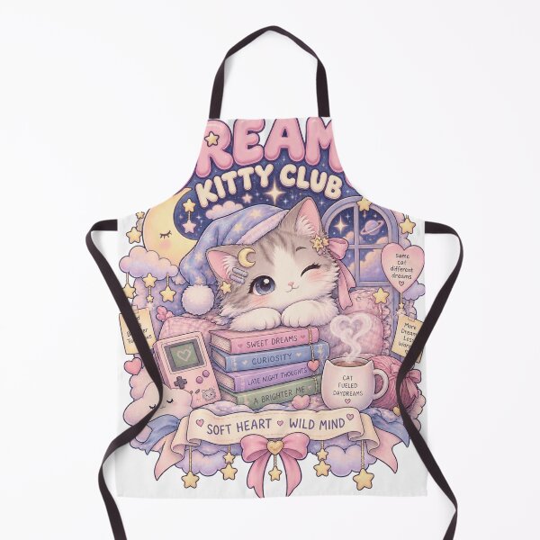 Item preview, Dreamy Kitty Club Collage designed and sold by CarrotBadminton.