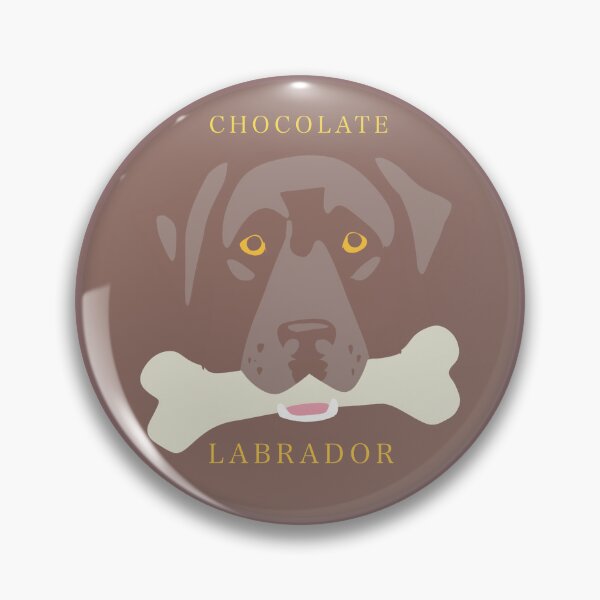 Item preview, Chocolate Labrador with a Bone designed and sold by IvysCreativityHouse.