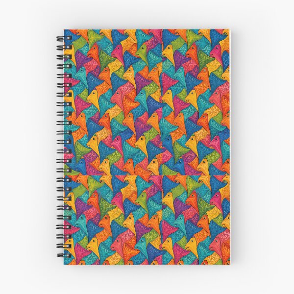 Item preview, Colorful Bird Tessellation Pattern – Vibrant Geometric Art designed and sold by vinothmech53.