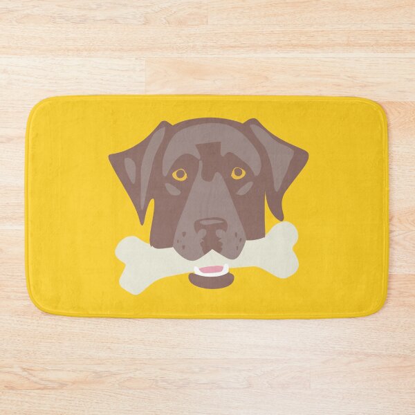 Item preview, Chocolate Labrador with a Bone designed and sold by IvysCreativityHouse.