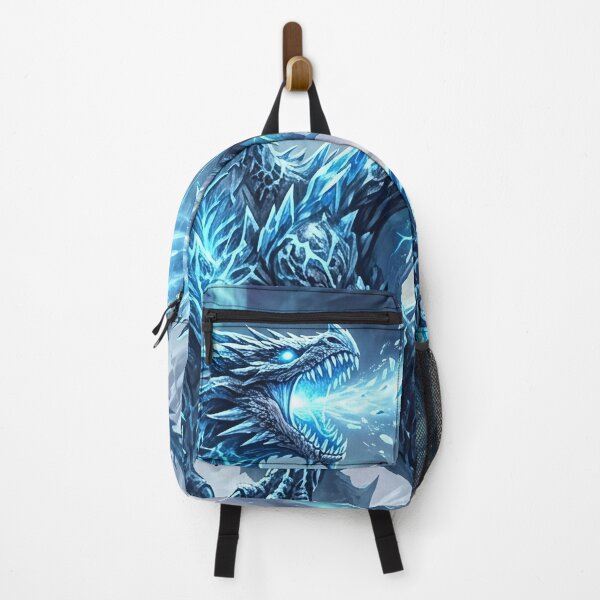 Item preview, Frost Dragon Perched on Snowy Mountain Peak designed and sold by Lucid Dream Pixel.