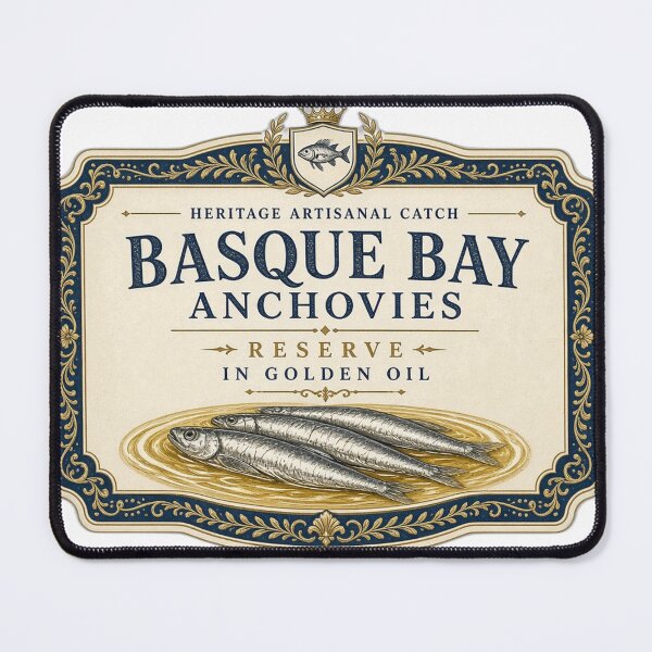 Item preview, Basque Bay Anchovies designed and sold by KnitAndKelp.