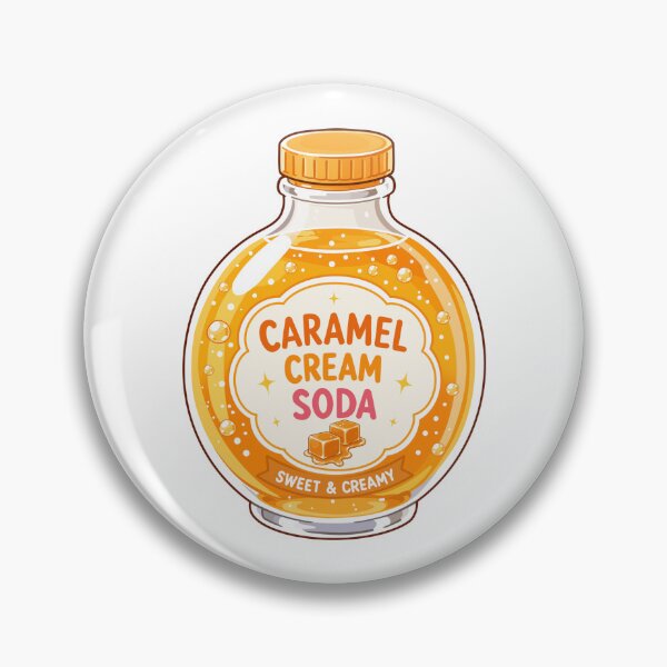 Item preview, Cute Caramel Cream Soda Clipart PNG designed and sold by KJackArtwork.