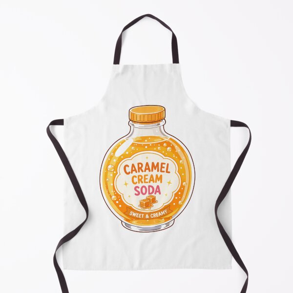 Item preview, Cute Caramel Cream Soda Clipart PNG designed and sold by KJackArtwork.