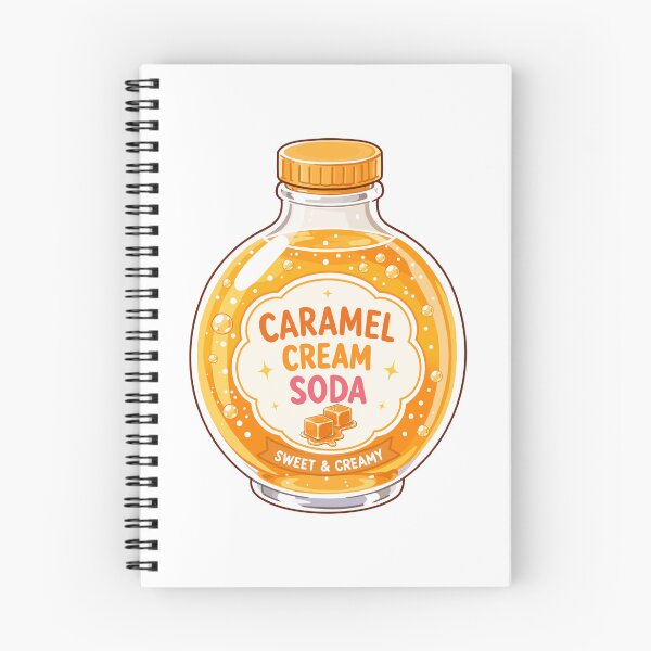 Artikelvorschau, Niedliche Karamell-Sahne-Soda-Cliparts (PNG) entworfen und verkauft von KJackArtwork.